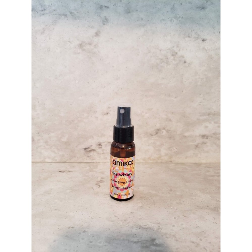 Amika The Wizard Detangling Primer Spray Travel 1 fl oz NEW Vegan Cruelty Free